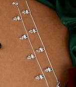Silver anklets
