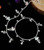 Silver anklets