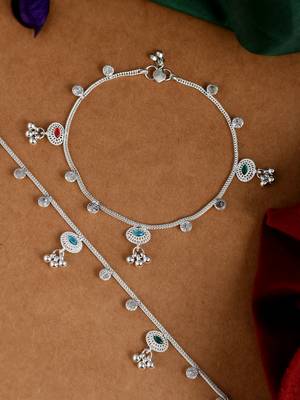 Silver anklets 1