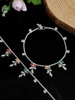 Silver anklets 1