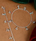 Silver anklets