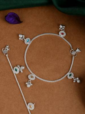Silver anklets 1
