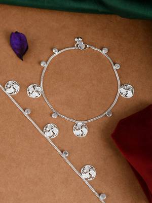 Silver anklets 1
