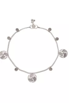 Silver anklets