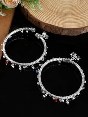 Silver anklets 1