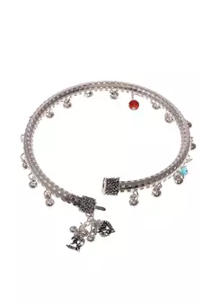 Silver anklets