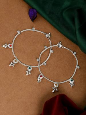 Silver anklets 1
