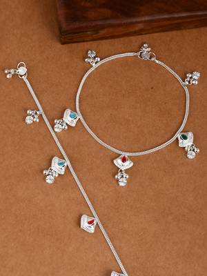 Silver anklets 1