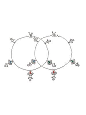 Silver anklets 3