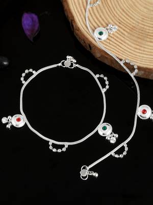 Silver anklets 1