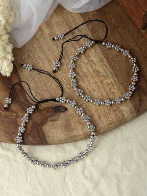 Silver anklets 1