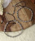 Silver anklets