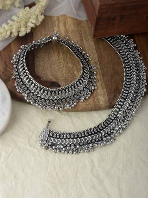 Silver anklets 1