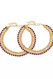 Gold anklets