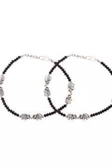 Black anklets