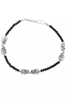 Black anklets