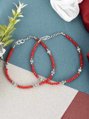 Red anklets 1