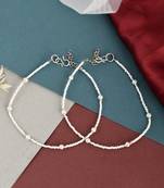 White anklets
