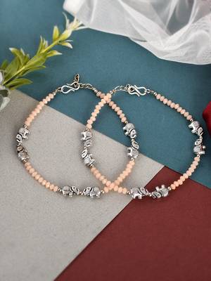 Beige anklets 1
