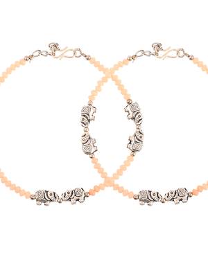 Beige anklets 3