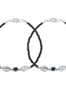 Black anklets