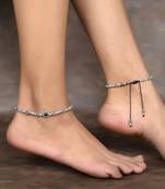 Silver anklets