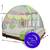 Amazing Polyester Green Color Double Bed Foldable Design Mosquito Net Machardani