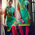 Green printed Lawn kurtas-and-kurtis