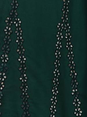 Green Rayon  Palazzo Pant with Mirror Work 5