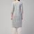 Women Chikan Embroidery Cotton Lakhnawi Kurti  (Grey)