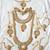 Red Green Crystal Bridal Dulhan Necklace Earring Set