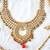 Red Green Crystal Bridal Dulhan Necklace Earring Set