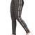 Grey printed cotton leggings