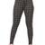 Grey printed cotton leggings