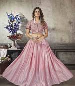 Girlish Pink Colour Top And Skirt Combo For Classy Party Looks
