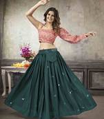 Girlish Pink Colour Top And Skirt Combo For Classy Party Looks
