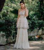 Whimsical Pleated Sharara Set