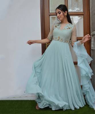 Fresh Mint Anarkali 1