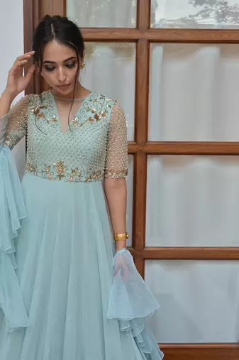 Fresh Mint Anarkali