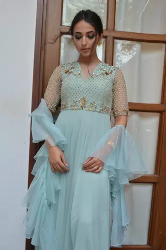 Fresh Mint Anarkali