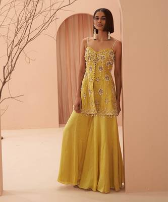 Blaze Pearl Sharara Set 1