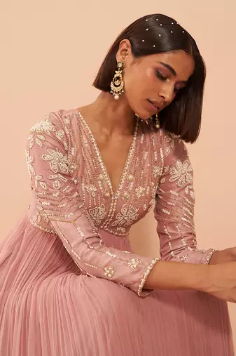 Orchid Anarkali