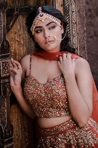 Sunset Corset Lehenga Set