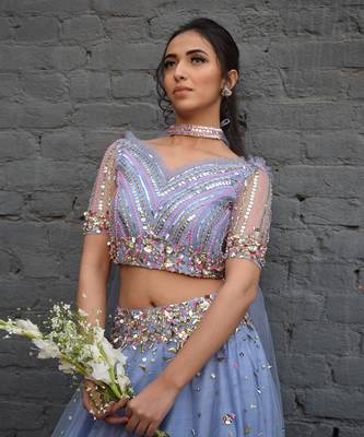 Lilac Rose Lehenga Set 2