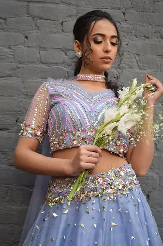 Lilac Rose Lehenga Set