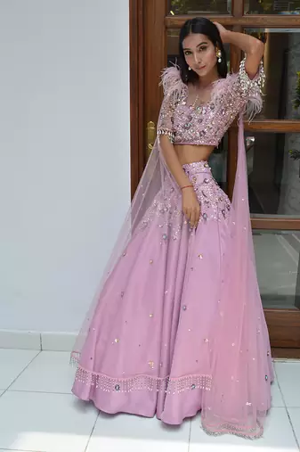Dream Lilac Lehenga Set