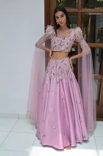 Dream Lilac Lehenga Set