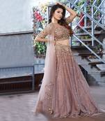 Dusty Rose Glamour Lehenga Set