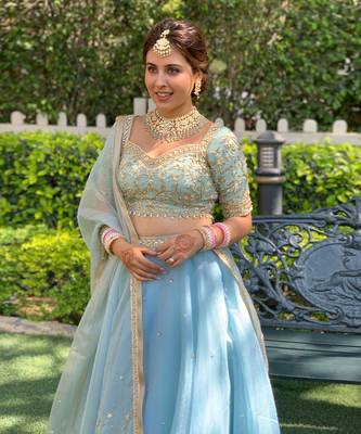 Fresh Like Mint Lehenga Set 4