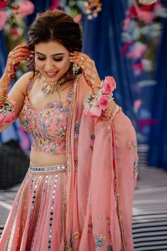 Blooming Threads Lehenga Set